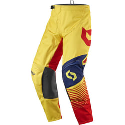 Scott 350 Track Pantaloni motocross 2017, rosso-giallo, dimensione 30 per uomo