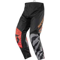 Scott 350 Race Pantaloni da motocross per bambini, nero-arancione, dimensione 28