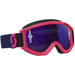 Scott Recoil XI Works Occhiali Motocross azzurro Fluo Rosa Pink Chrome, rosa-blu per uomo