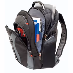 Wenger/SwissGear 600639 borsa per laptop 17" Zaino Nero, Grigio - Vista aggiuntiva 4