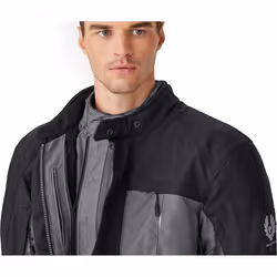 Belstaff Highway Giacca tessile moto, nero-grigio, dimensione 3XL per uomo - Vista aggiuntiva 2