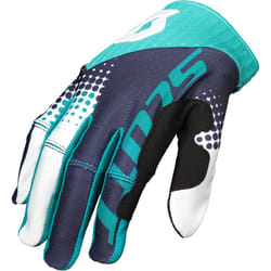 Scott 450 Angled Guanti da motocross, blu, dimensione L per uomo