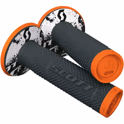 Scott SX II Plus Donut Grip Motocross, nero-arancione