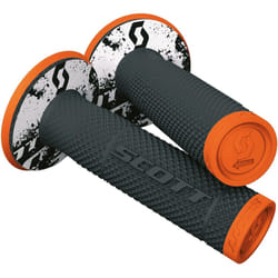 Scott SX II Plus Donut Grip Motocross, nero-arancione