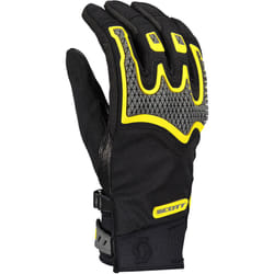 Scott Dualraid Guanti da moto, nero-giallo, dimensione XL per uomo