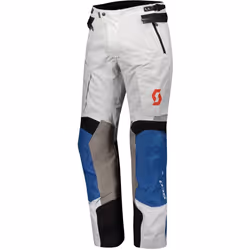 Scott Dualraid Dryo Pantaloni Tessili Motociclistici, grigio-blu, dimensione XS per uomo
