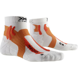 X-SOCKS MARATHON Maschio Calzini per squadra Arancione, Bianco