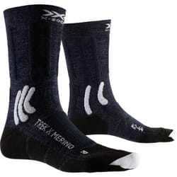 X-SOCKS TREK X MERINO Unisex Calzini per squadra Antracite, Bianco