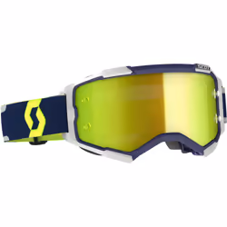 Scott Fury Occhiali Motocross blu/grigio, blu per uomo