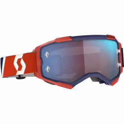 Scott Fury Occhiali Motocross rosso/blu, blu-rosso per uomo