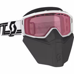 Scott Primal Safari Facemask Occhiali da neve neri/bianchi, nero-bianco per uomo