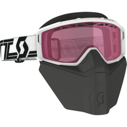 Scott Primal Safari Facemask Occhiali da neve neri/bianchi, nero-bianco per uomo