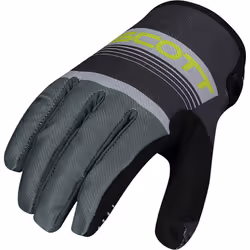 Scott 350 Race Guanti Motocross, grigio-giallo, dimensione S per uomo