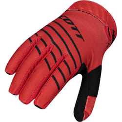 Scott 450 Angled Guanti Motocross, nero-rosso, dimensione S per uomo