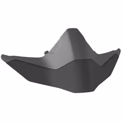 Scott Primal/Split OTG Maschera facciale, nero per uomo