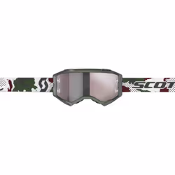 Scott Fury Camouflage Occhiali da motocross, nero-grigio per uomo