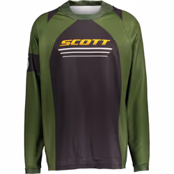 Scott X-Plore Maglia Motocross, nero-verde, dimensione XL per uomo