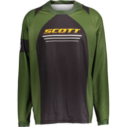 Scott X-Plore Maglia Motocross, nero-verde, dimensione XL per uomo