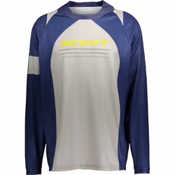 Scott X-Plore Maglia Motocross, grigio-blu, dimensione 2XL per uomo