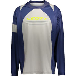 Scott X-Plore Maglia Motocross, grigio-blu, dimensione 2XL per uomo