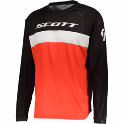 Scott 350 Evo Swap Maglia Motocross, nero-rosso, dimensione S per uomo