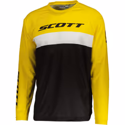 Scott 350 Evo Swap Maglia Motocross, nero-giallo, dimensione L per uomo