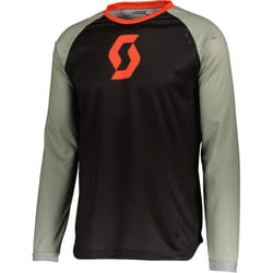 Scott 350 Track Evo Maglia Motocross, nero-grigio-arancione, dimensione XL per uomo