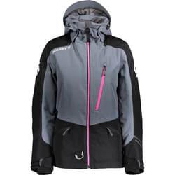 Scott Intake Dryo Giacca da motoslitta da donna, nero-grigio-rosa, dimensione 2XL per donne