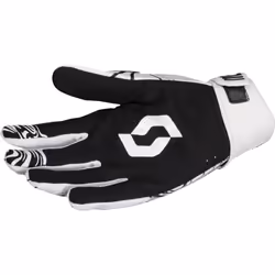 Scott 450 Liquid Marble Guanti motocross, nero-bianco, dimensione XL per uomo