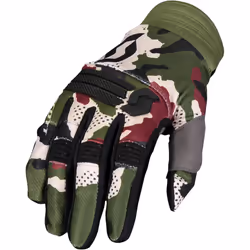 Scott X-Plore Guanti motocross, verde-multicolore, dimensione L per uomo
