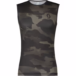 Scott Carbon Camo Canotta funzionale, multicolore, dimensione L per uomo