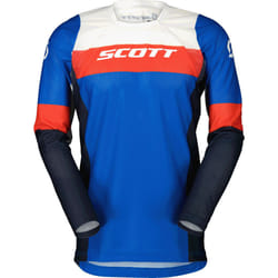 Scott 450 Angled Light 2023 Maglia Motocross, rosso-blu, dimensione S per uomo