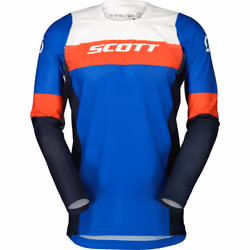 Scott 450 Angled Light 2023 Maglia Motocross, rosso-blu, dimensione M per uomo