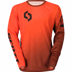 Scott 350 Dirt Evo 2023 Maglia Motocross, nero-rosso, dimensione L per uomo
