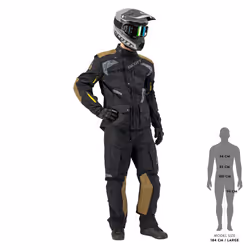 Scott Dualraid Dryo Giacca tessile motociclistica, grigio-blu, dimensione 4XL per uomo