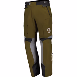 Scott Dualraid Dryo Pantaloni Tessili Motociclistici, verde, dimensione S per uomo