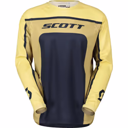 Scott 350 Track Evo 2023 Maglia Motocross, blu-beige, dimensione XL per uomo