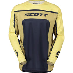 Scott 350 Track Evo 2023 Maglia Motocross, blu-beige, dimensione XL per uomo