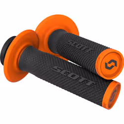 Scott SX II Lock-On Set di manopole + camme, nero-arancione