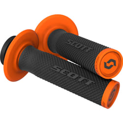 Scott SX II Lock-On Set di manopole + camme, nero-arancione