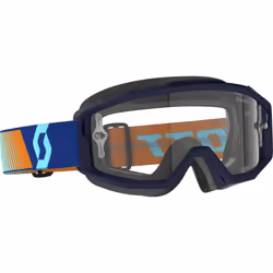 Scott Split OTG Occhiali Motocross Blu/Arancione, trasparente per uomo