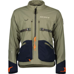 Scott Superlight Giacca tessile moto, verde-blu, dimensione L per uomo