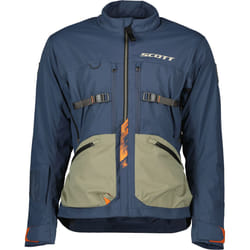 Scott Superlight Giacca tessile moto, verde-blu-marrone, dimensione 4XL per uomo