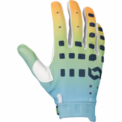 Scott Podium Pro Guanti da motocross blu/arancioni, blu-arancione, dimensione L per uomo