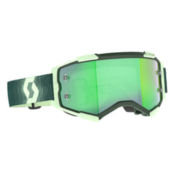 Scott Fury Chrome Dark Occhiali da motocross, verde per uomo