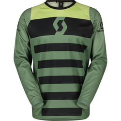 Scott Evo Race Maglia Motocross, nero-verde, dimensione S per uomo