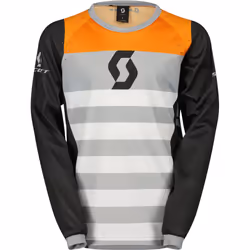 Scott Evo Race Maglia Motocross Bambini, nero-grigio-arancione, dimensione L
