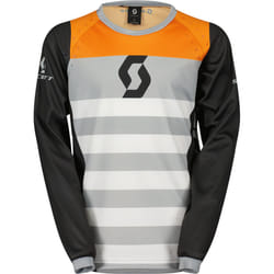 Scott Evo Race Maglia Motocross Bambini, nero-grigio-arancione, dimensione L