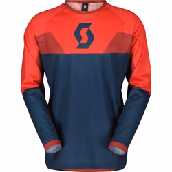 Scott Evo Track Maglia Motocross, rosso-blu, dimensione 2XL per uomo