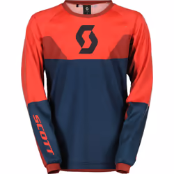 Scott Evo Track Maglia Motocross Bambini, rosso-blu, dimensione XL